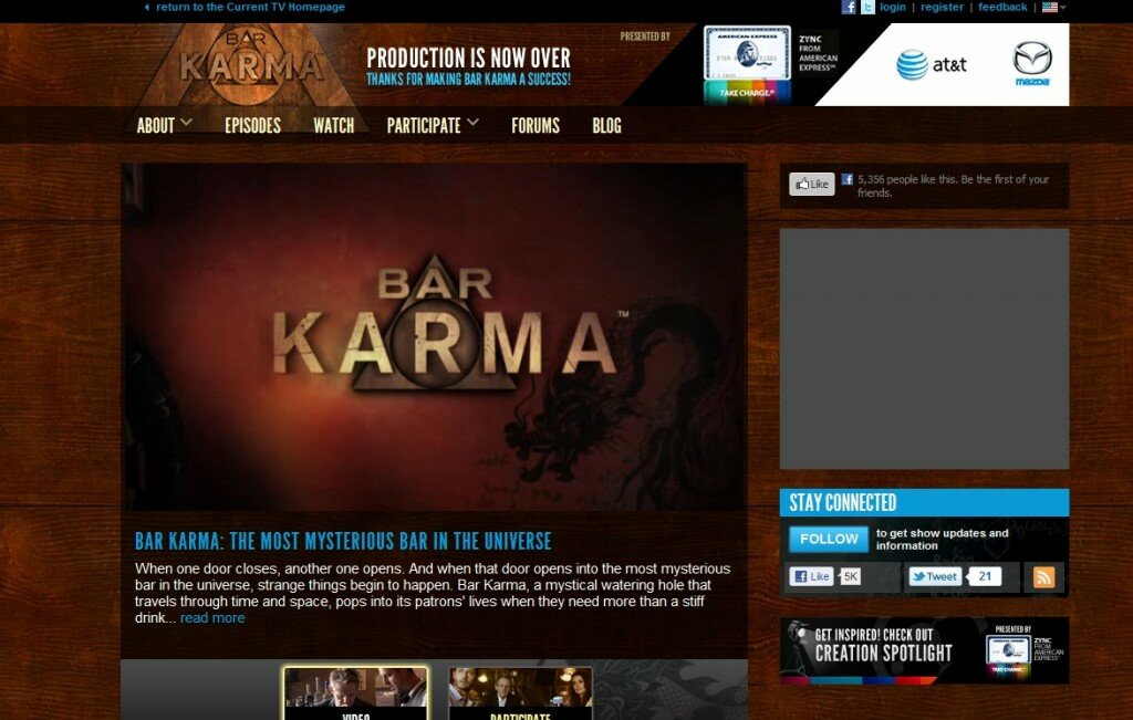 Bar Karma website